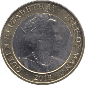 2019 TT TWO POUNDS ISLE OF MAN - WORLD COINS - Cambridgeshire Coins