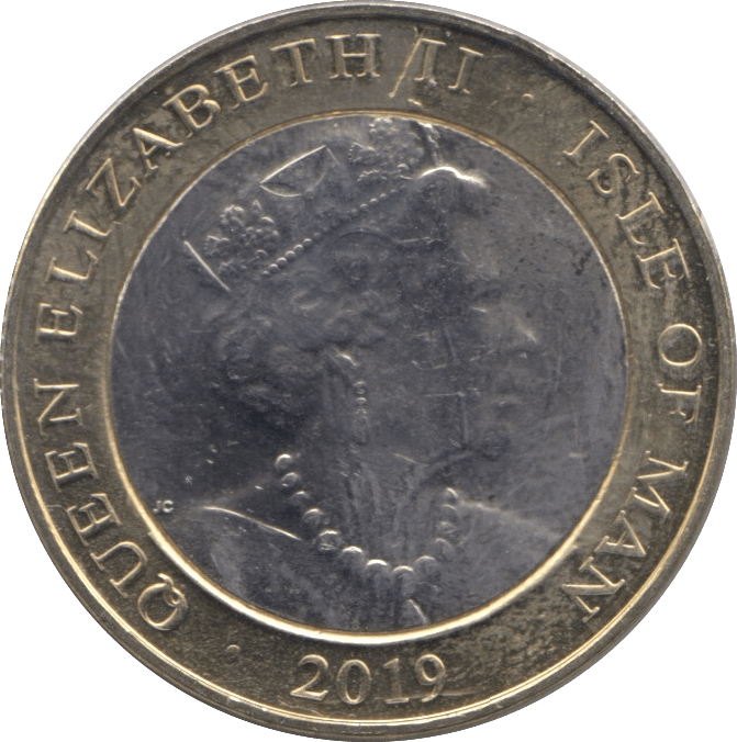 2019 TT TWO POUNDS ISLE OF MAN - WORLD COINS - Cambridgeshire Coins