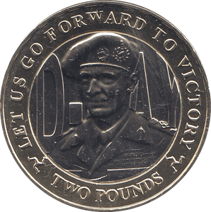 2019 TWO POUND LETS GO FORWARD TO VICTORY ( BU ) - WORLD COINS - Cambridgeshire Coins