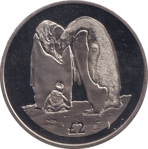 2019 TWO POUNDS PENGUIN BRITISH ANTARCTIC TERRITORY - WORLD COINS - Cambridgeshire Coins