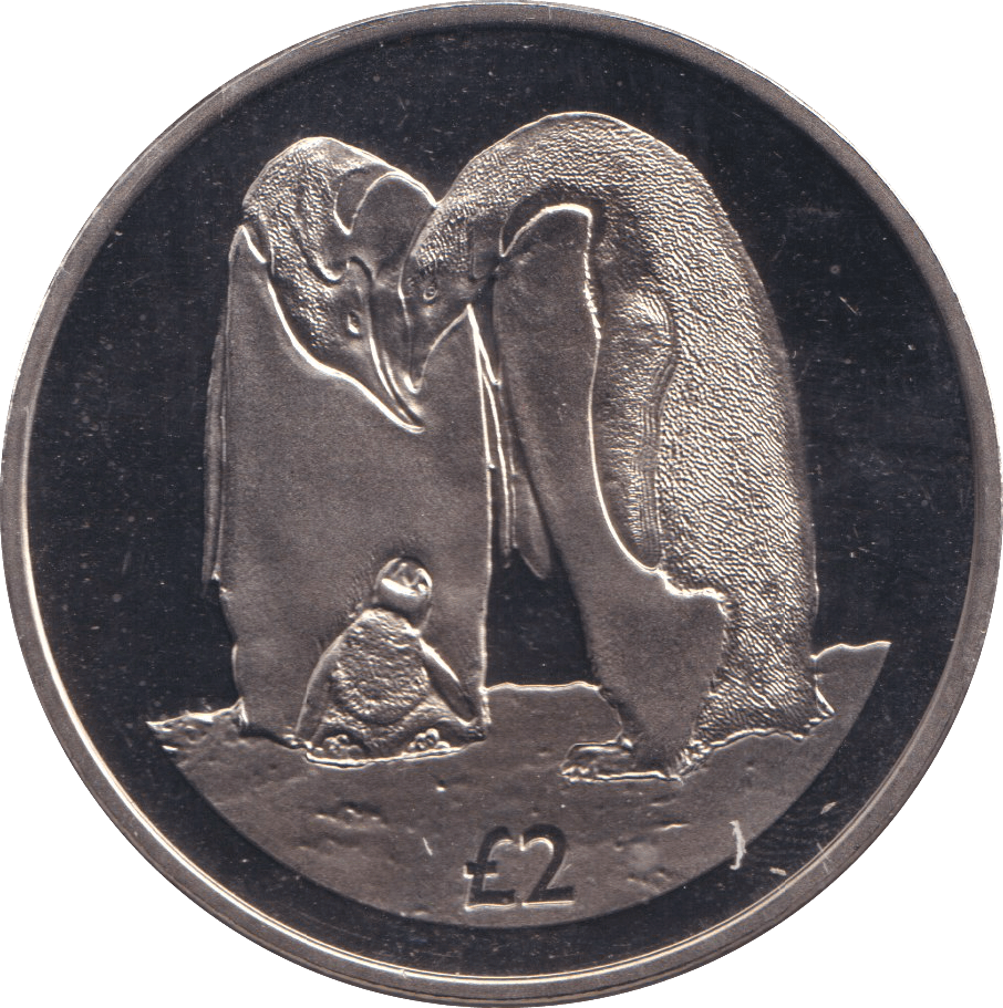 2019 TWO POUNDS PENGUIN BRITISH ANTARCTIC TERRITORY - WORLD COINS - Cambridgeshire Coins