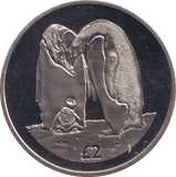 2019 TWO POUNDS PENGUIN BRITISH ANTARCTIC TERRITORY - WORLD COINS - Cambridgeshire Coins