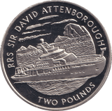 2019 TWO POUNDS RRS SIR DAVID ATTENBOROUGH BRITISH ANTARCTIC TERRITORY - WORLD COINS - Cambridgeshire Coins