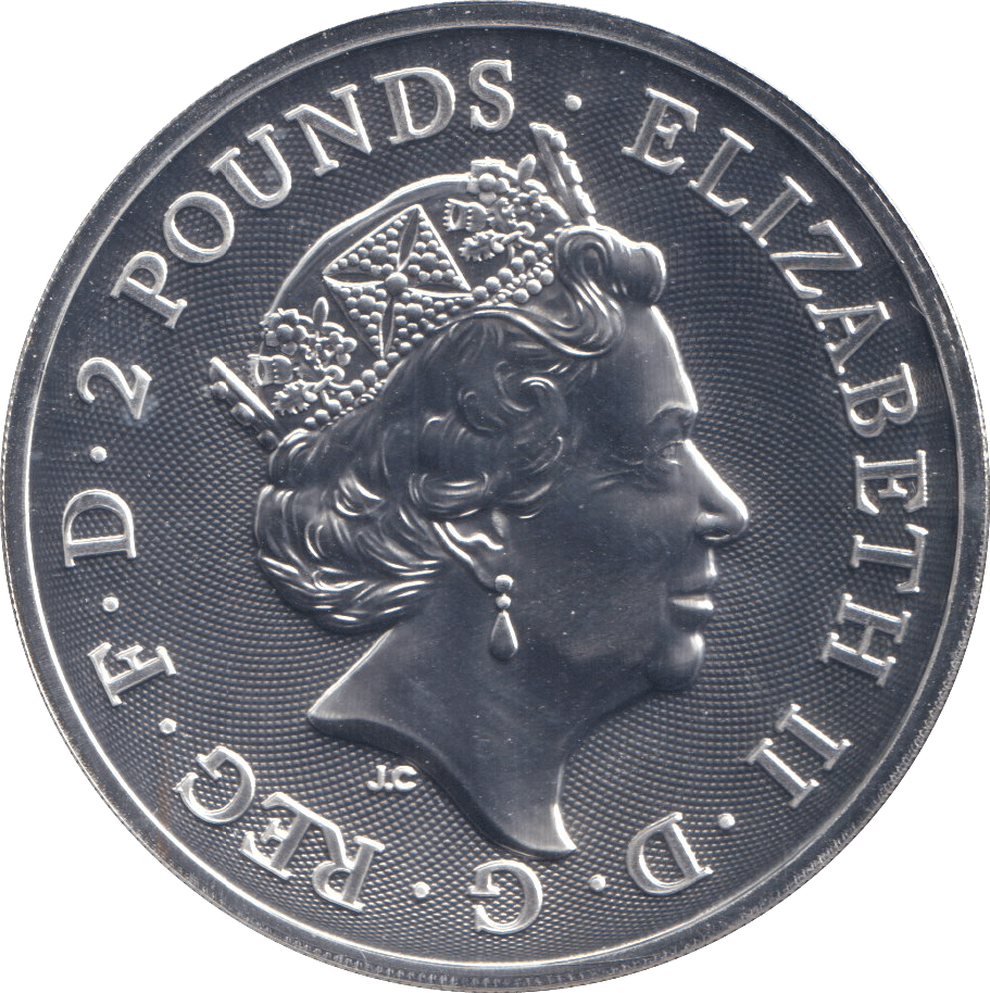 2019 TWO POUNDS SILVER PROOF YEAR OF THE PIG - WORLD COINS - Cambridgeshire Coins