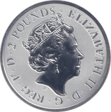 2019 TWO POUNDS SILVER PROOF - WORLD COINS - Cambridgeshire Coins
