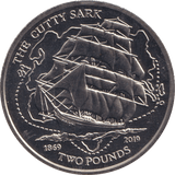 2019 TWO POUNDS THE CUTTY SARK BRITISH INDIAN OCEAN TERRITORY - WORLD COINS - Cambridgeshire Coins