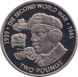 2019 TWO POUNDS THE SECOND WORLD WAR BRITISH INDIAN OCEAN TERRITORY - WORLD COINS - Cambridgeshire Coins