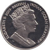 2019 TWO POUNDS THE SECOND WORLD WAR BRITISH INDIAN OCEAN TERRITORY - WORLD COINS - Cambridgeshire Coins