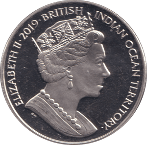 2019 TWO POUNDS WARRIOR AND DRAGON BRITISH INDIAN OCEAN TERRITORY - WORLD COINS - Cambridgeshire Coins