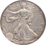 2020 1 OZ FINE SILVER 1 DOLLAR USA - SILVER WORLD COINS - Cambridgeshire Coins