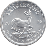 2020 1OZ SILVER KRUGERRAND ( BU ) - SILVER 1 oz COINS - Cambridgeshire Coins