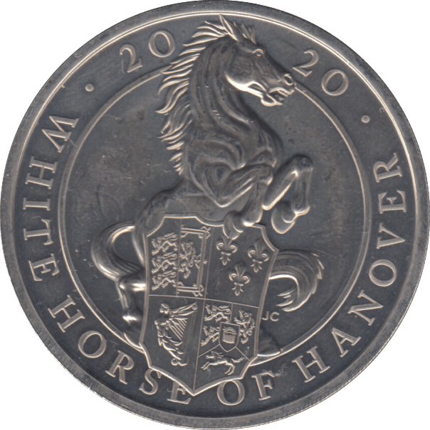 2020 £5 WHITE HORSE OF HANOVER ( BU ) - WORLD COINS - Cambridgeshire Coins