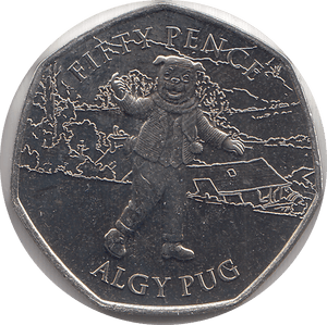 2020 50 PENCE ALGY PUG ( BU ) - WORLD COINS - Cambridgeshire Coins