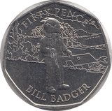 2020 50 PENCE BILL BADGER ( BU ) - WORLD COINS - Cambridgeshire Coins