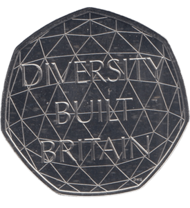 2020 50 PENCE DIVERSITY BUILT BRITAIN - 50p BU - Cambridgeshire Coins