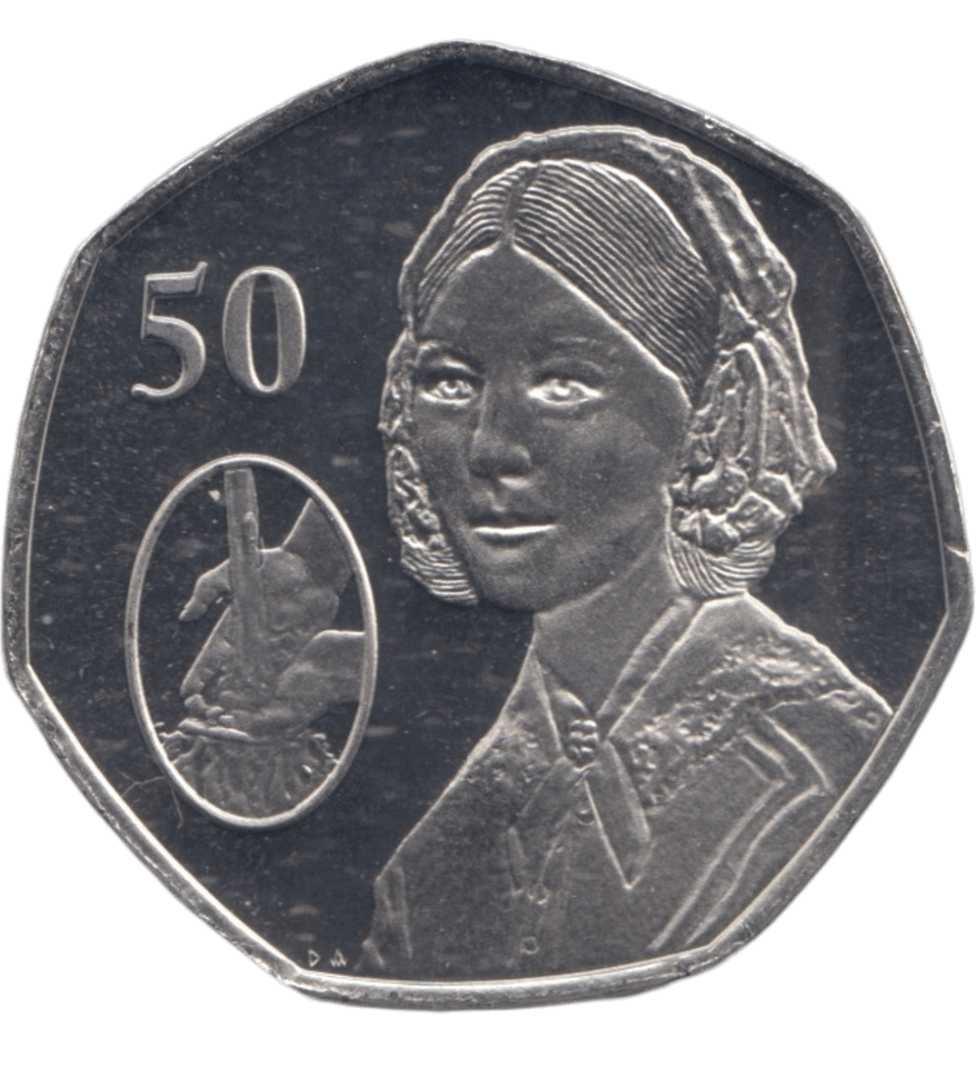 2020 50 PENCE FLORENCE NIGHTINGALE - 50p BU - Cambridgeshire Coins