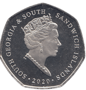 2020 50 PENCE HMS RESOLUTION ( BU ) - WORLD COINS - Cambridgeshire Coins