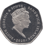 2020 50 PENCE HMS RESOLUTION ( BU ) - WORLD COINS - Cambridgeshire Coins