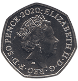 2020 50 PENCE PETER RABBIT WITH STICKER ON THE COIN ( BU ) - 50p BU - Cambridgeshire Coins