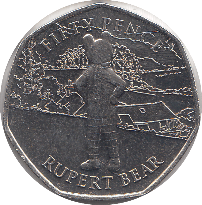 2020 50 PENCE RUPERT BEAR ( BU ) - WORLD COINS - Cambridgeshire Coins