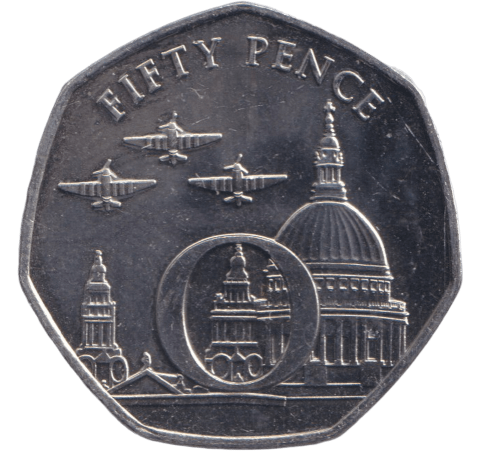 2020 50 PENCE VE VICTORY DAY - WORLD COINS - Cambridgeshire Coins