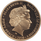 2020 50P BAILIWICK OF GUERNSEY 1945 - 2020 VICTORY 1 - WORLD COINS - Cambridgeshire Coins
