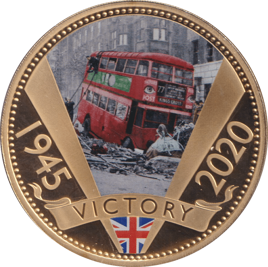 2020 50P BAILIWICK OF GUERNSEY 1945 - 2020 VICTORY 1 - WORLD COINS - Cambridgeshire Coins