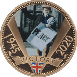 2020 50P BAILIWICK OF GUERNSEY 1945 - 2020 VICTORY 2 - WORLD COINS - Cambridgeshire Coins