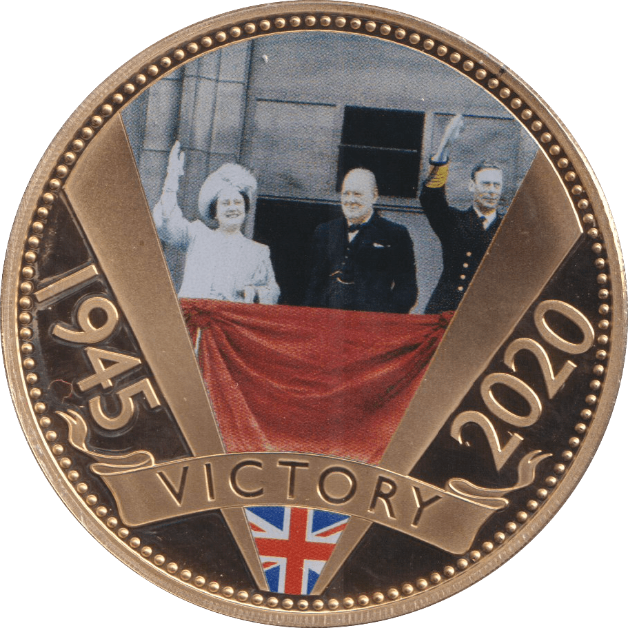 2020 50P BAILIWICK OF GUERNSEY 1945 - 2020 VICTORY 4 - WORLD COINS - Cambridgeshire Coins