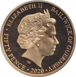 2020 50P BAILIWICK OF GUERNSEY RAF TYPHOON - WORLD COINS - Cambridgeshire Coins