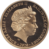 2020 50P BAILIWICK OF GUERNSEY RAF TYPHOON - WORLD COINS - Cambridgeshire Coins