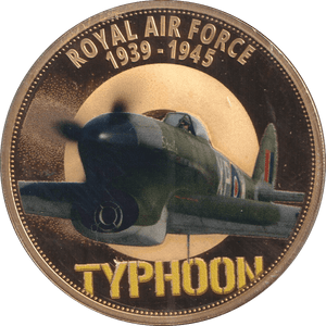 2020 50P BAILIWICK OF GUERNSEY RAF TYPHOON - WORLD COINS - Cambridgeshire Coins