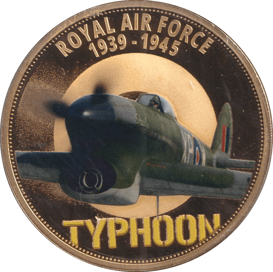 2020 50P BAILIWICK OF GUERNSEY RAF TYPHOON - WORLD COINS - Cambridgeshire Coins