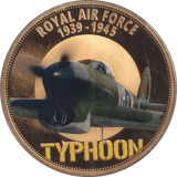 2020 50P BAILIWICK OF GUERNSEY RAF TYPHOON - WORLD COINS - Cambridgeshire Coins
