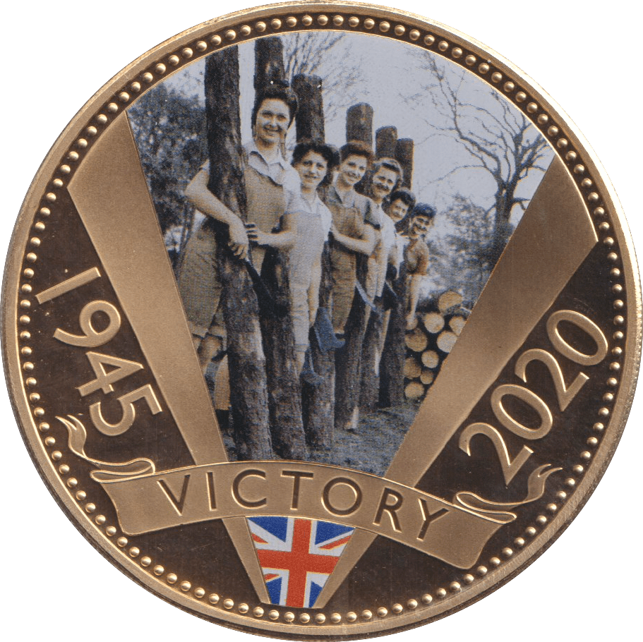 2020 50P BAILIWICK OF JERSEY 1945 - 2020 VICTORY 5 - WORLD COINS - Cambridgeshire Coins