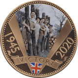 2020 50P BAILIWICK OF JERSEY 1945 - 2020 VICTORY 5 - WORLD COINS - Cambridgeshire Coins