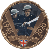 2020 50P BAILIWICK OF JERSEY 1945 - 2020 VICTORY 6 - WORLD COINS - Cambridgeshire Coins