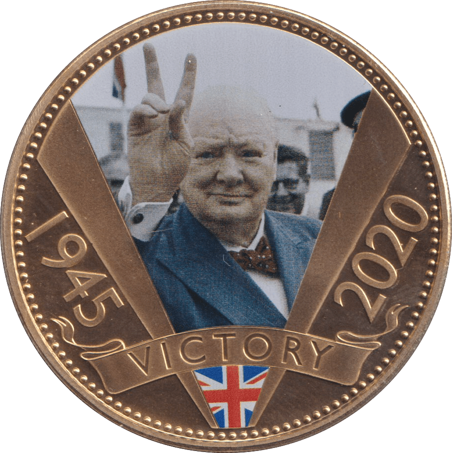 2020 50P BAILIWICK OF JERSEY 1945 - 2020 VICTORY 8 - WORLD COINS - Cambridgeshire Coins