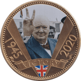 2020 50P BAILIWICK OF JERSEY 1945 - 2020 VICTORY 8 - WORLD COINS - Cambridgeshire Coins