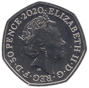 2020 50P HYLAEOSAURUS ( BU ) - WORLD COINS - Cambridgeshire Coins