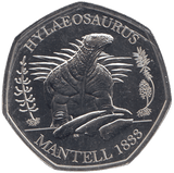 2020 50P HYLAEOSAURUS ( BU ) - WORLD COINS - Cambridgeshire Coins