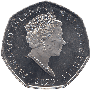 2020 50P KING PENGUIN ( BU ) - WORLD COINS - Cambridgeshire Coins