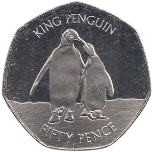 2020 50P KING PENGUIN ( BU ) - WORLD COINS - Cambridgeshire Coins