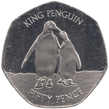 2020 50P KING PENGUIN ( BU ) - WORLD COINS - Cambridgeshire Coins