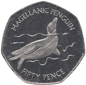 2020 50P MAGELLANIC PENGUIN ( BU ) - WORLD COINS - Cambridgeshire Coins