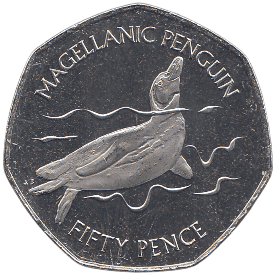 2020 50P MAGELLANIC PENGUIN ( BU ) - WORLD COINS - Cambridgeshire Coins