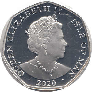 2020 50P PETER PAN ISLE OF MAN SILVER ( PROOF ) - 50P REGIONAL ISSUES - Cambridgeshire Coins