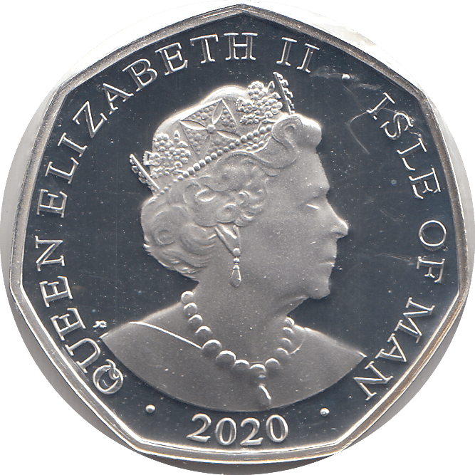 2020 50P PETER PAN ISLE OF MAN SILVER ( PROOF ) - 50P REGIONAL ISSUES - Cambridgeshire Coins