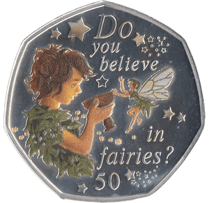 2020 50P PETER PAN ISLE OF MAN SILVER ( PROOF ) - 50P REGIONAL ISSUES - Cambridgeshire Coins