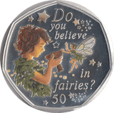 2020 50P PETER PAN ISLE OF MAN SILVER ( PROOF ) - 50P REGIONAL ISSUES - Cambridgeshire Coins